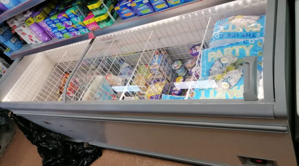 Supermarket Ice Cream Freezer